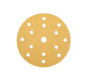GOLD Mirka 150 мм 15 отв. - шлиф. круг на бумажной основе (липучка)